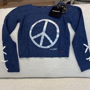 Peace Love World Girls' Long-Sleeve Top
